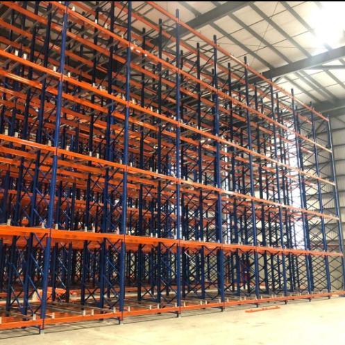 Customizable Gravity Pallet Rack 4-8 Layer Rust Resistant