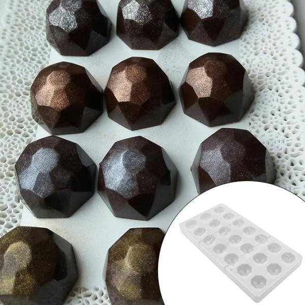 MHC Hard Plastic Small Chocolate Pastry Mold Bpa Free Food Grade Silicone
