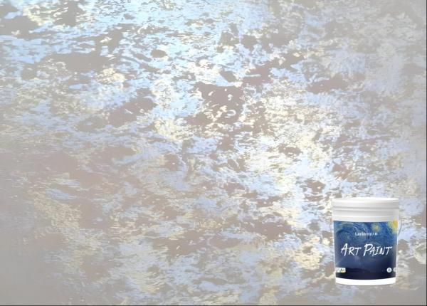 Environmentally Friendly Interior Paint Silver Golden Blue Purple Green Metallic Pearlescent Texture