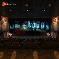 parc d'attractions public de projet de terrain de jeu de cinéma interactif de scène de l'horreur 5D