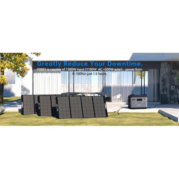 Solar Power Supply Fast Charging Solar Generator 2400W 2500W Powerstation EU Portable Power Station