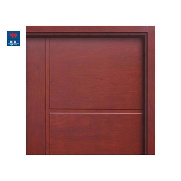 Solid Core Wood Grain Fire Rated Flush Wooden Door For Living Room