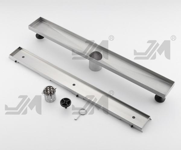24 Inch Rectangle SS Shower Drain , Linear Floor Drain For Shower Bathrooms