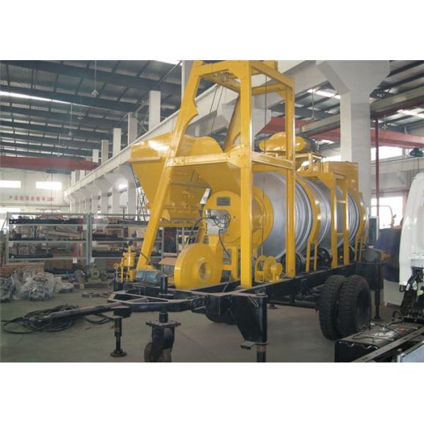 Diesel Engine Asphalt Mixing Plant For Bitumen / Crushed Stones Project Building 380V 50HZ