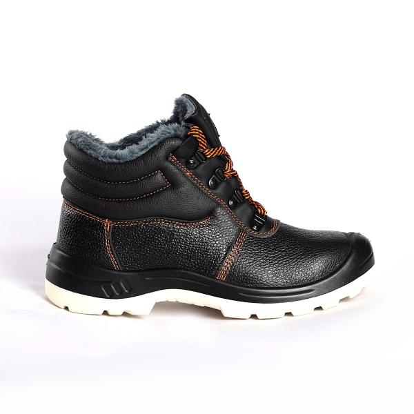 Oil Resistant Black Embossed Cow Leather Shoes Durable Stylish Goods