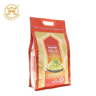 Sacos de plástico de nylon resistentes inferiores lisos de 2.5kg 4.5kg para o empacotamento do arroz