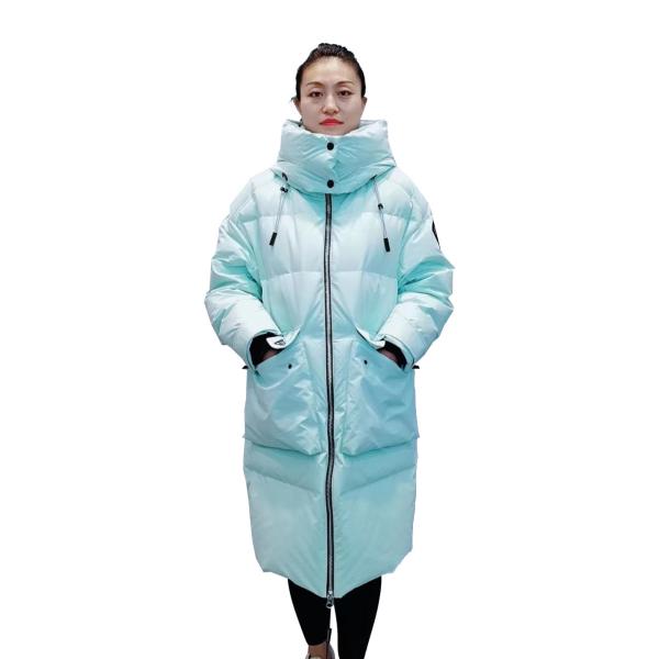 FODARLLOY F23516 Ladies Warm Hooded Cotton-padded Clothes Women Slim Long Winter Jackets Women Coats