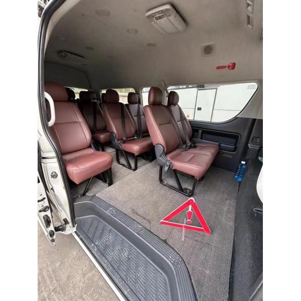 Hiace 13-Seat 4-Door Front-Wheel Drive Gasoline Engine Comfort And Accident-Free Second-Hand Minibus