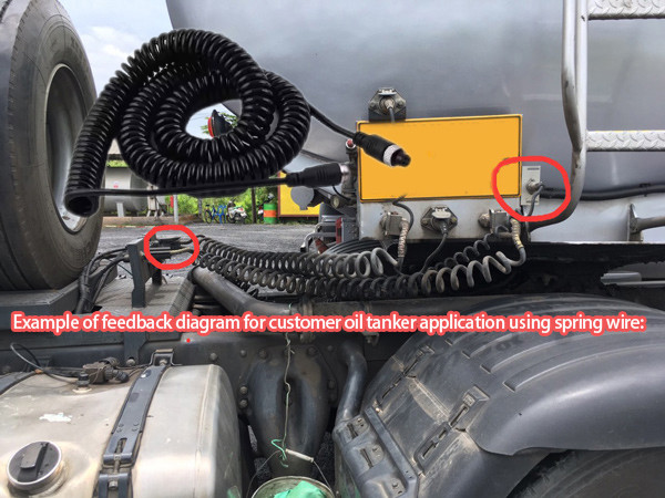 Автомобильное видео авиационное пружинное проволока прицепа соединитель проволока 4-прицепный / RCA спиральный расширение кабель скрученный