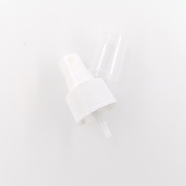 White PP Plastic 24/410 Fine Mist Sprayer With Ribbed Closure