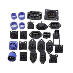 Modelação por injeção impermeável do conector para carregar as baterias de lítio