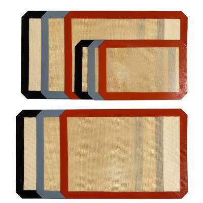 High Temperature Resistant Silicone Non Stick Baking Mat Thickness 0.75mm