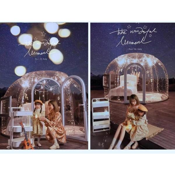 PC Outdoor Star Dining Bubble Tent Hotel Terrace Courtyard Transparent Bubble House Glass Sun Room