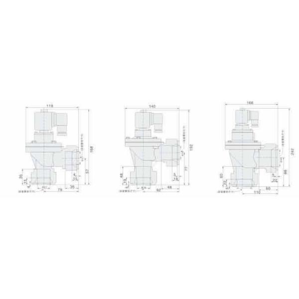 Quick Connect Pneumatic Pulse Valve DN20 ~ DN40 For Steel Industrial