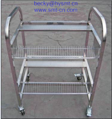Feeder storage cart for YAMAHA machine