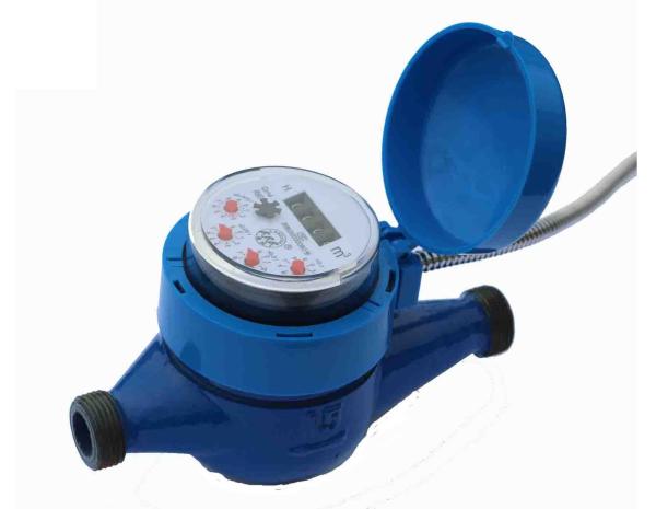 Blue Color Multijet Meter Smart Metering System 24 - 35V Power Voltage