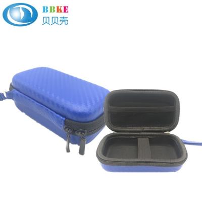 Caixa protetora personalizada do exemplo de EVA Watch Case Eva Earphone do curso com o plutônio da fibra do carbono