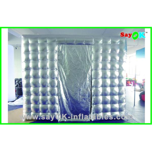 El cuadrado móvil inflable hermoso del panel de pared del estudio profesional de la foto explota la cabina de la foto