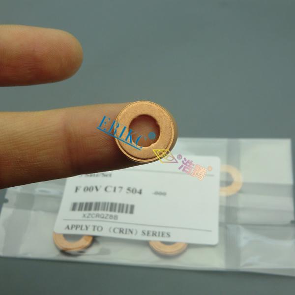 F 00V C17 504 liseron 7.1*15*2mm oil common rail injector copper washer , For BOS fuel injector copper gasket washer