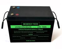 Pacote de bateria de lítio de 24V 78AH com corrente de descarga ajustável para limpador de varredores de chão
