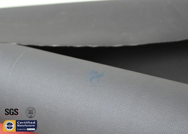 Resistente 0.43MM químico revestido acrílico preto da cobertura 3732 do fogo da fibra de vidro