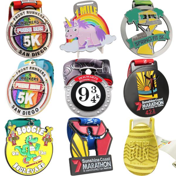 UV Print Metal Custom Medal 110grams/pc for Sports Music Jiu Jitsu Tennis