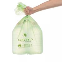 Sacos compostáveis ​​biodegradáveis ​​PLA Star Seal para cozinha Sacos de lixo para restos de comida