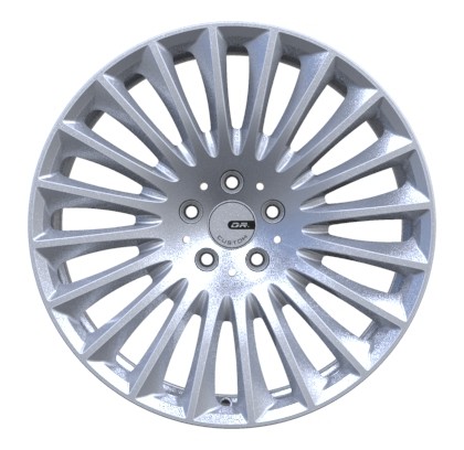 Roues concaves de rai multi argenté 6061 T6 PCD 5-115 19 pouces