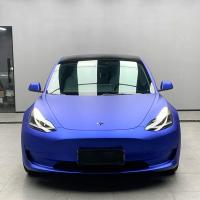 Matte Super Chrome Nile Blue Instant Healing 8.0mil PPF TPU Car Paint Protection Film