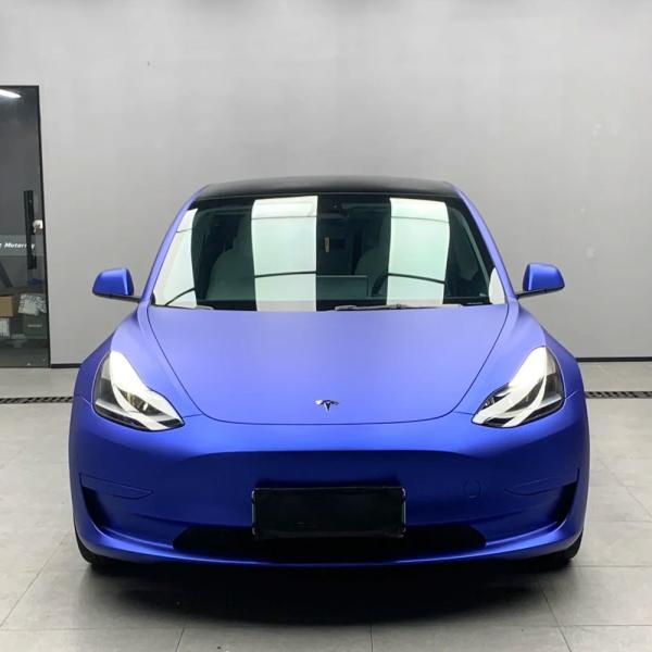Matte Super Chrome Nile Blue Instant Healing 8.0mil PPF TPU Car Paint Protection Film