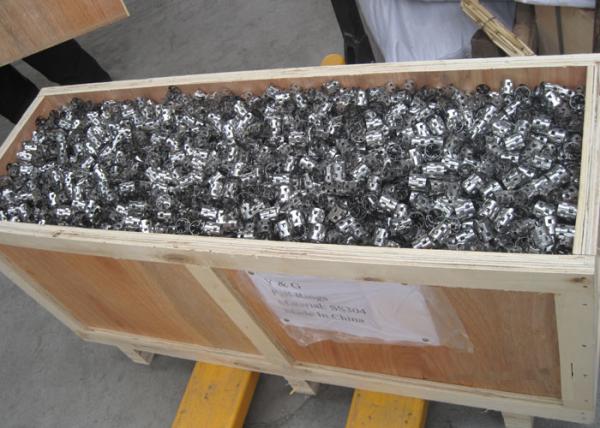 Gas Industry Metal Random Packing Metal Pall Ring Packing High Separation Efficiency