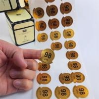Étiquettes de bougies simples