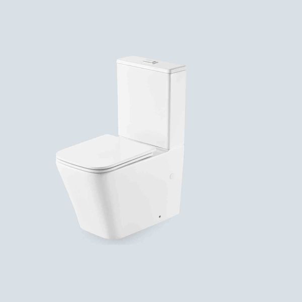 Dual Flush P Trap Toilets 355x630x820mm 2 Piece WC Compact Orin OR8317