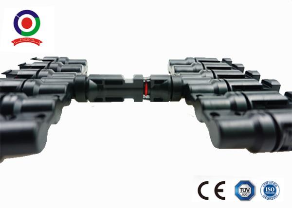 Conector de cabo de DC1000V 30A do ramo 6 a 1 de T para a instalação fotovoltaico