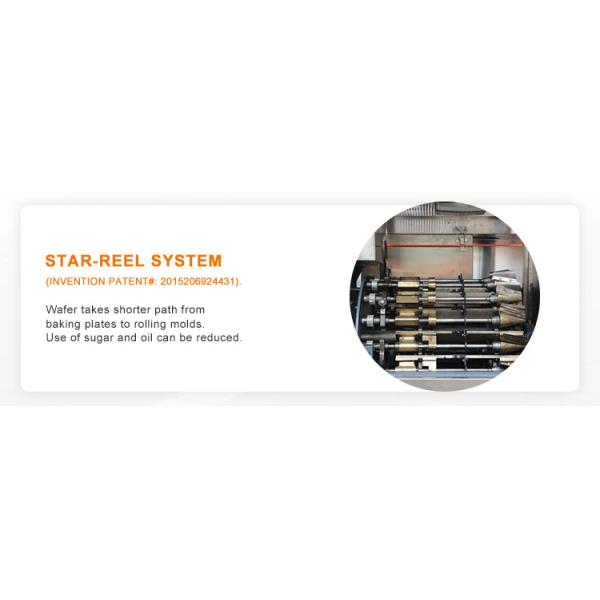 Машина конуса сахара конуса мороженого 107 печь плит свернутая производственной линией печь