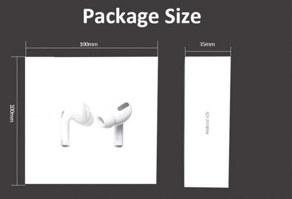 Случай HSP HFP 30mAh IPX4 Earpods беспроводной блютуз 200mAh поручая