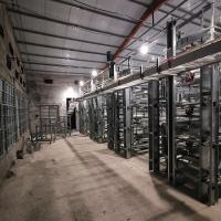 La batterie 50000 pose le matériel en acier du système HDG de cage de grilleur de 5 rangées