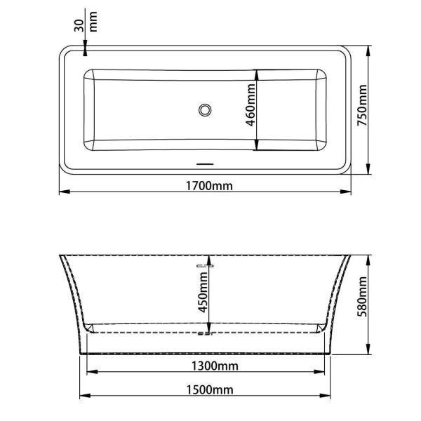 Customized Request Standard Acrylic Freestanding Bathtub Bulking Loading for Option