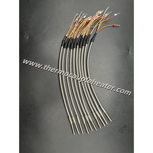 Durable Cartridge Heaters With Flexible Steel Hose Protection