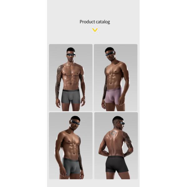 Modal Fabric Breathable Men'S Briefs Underwear Seamless Boxer Briefs For Men