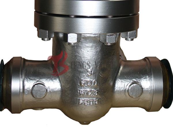 Backseat Design Cast Steel Gate Valve , HF 600LB Butt Weld Gate Valve