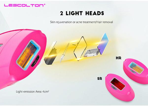 Handheld Laser Hair Removal Device , Permanent Hair Removal Machine For Home Use