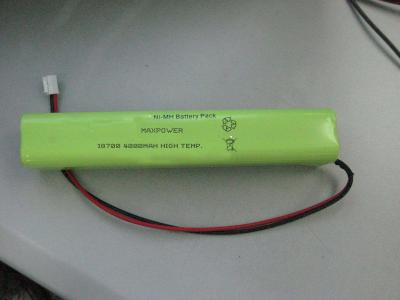 Bateria de alta temperatura NIMH 18700 4000mAh 4.8V da iluminação de emergência