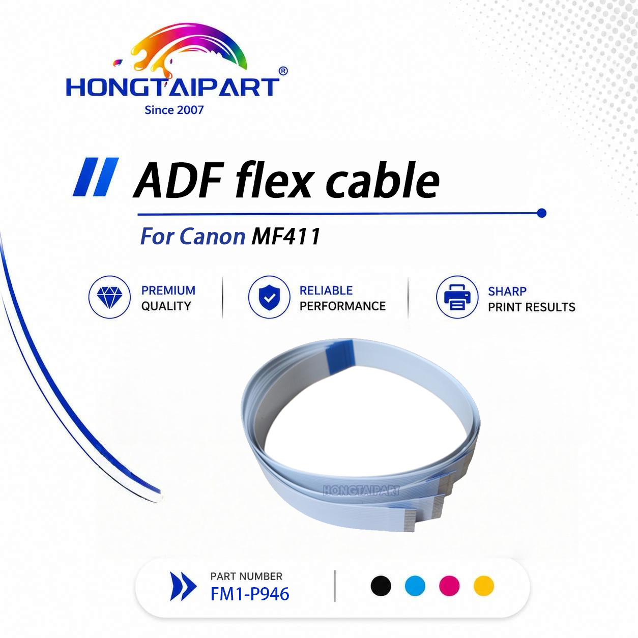 ADF Flat Ribbon Cable FM1-P946 Fit Canon ImageCLASS MF411 Multifunction Printer