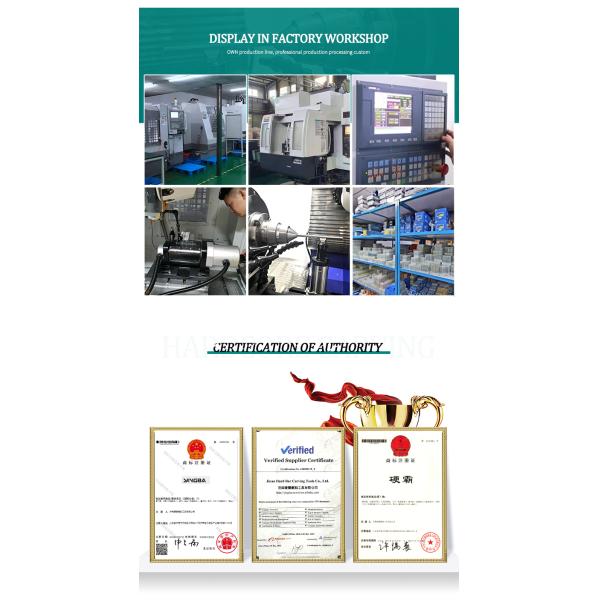 HRC 55 de alta calidad de carburo sólido de 2 flautas de fondo plano de la fábrica de venta para el procesamiento de aluminio CNC corte de fresado OEM ODM