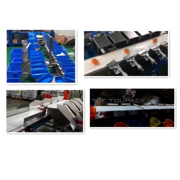 TOUPACK 300Times/Min Conveyor Sortation Systems Stainless Steel