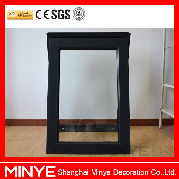 Double Tempered Glass Windows Standard Bathroom Window Size for Aluminum Profile