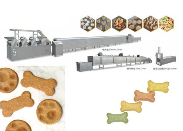 SUS304 Automatic Pet Dog Biscuit Making Machine Made By Stainless Steel