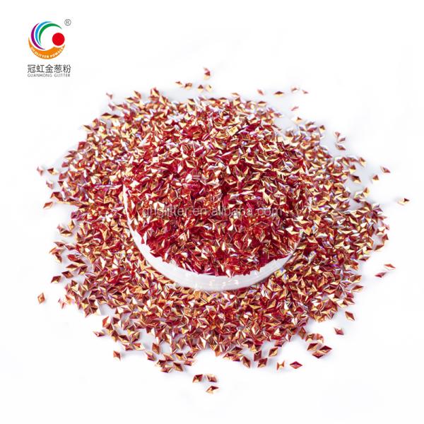 2020 Product Star Magic Pink 3D Prismatic Glitter Powder for Christmas Wedding Graduation Various Sizes