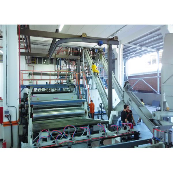 High Efficiency Plastic Sheet Extrusion Line PE Sheet Making Machine